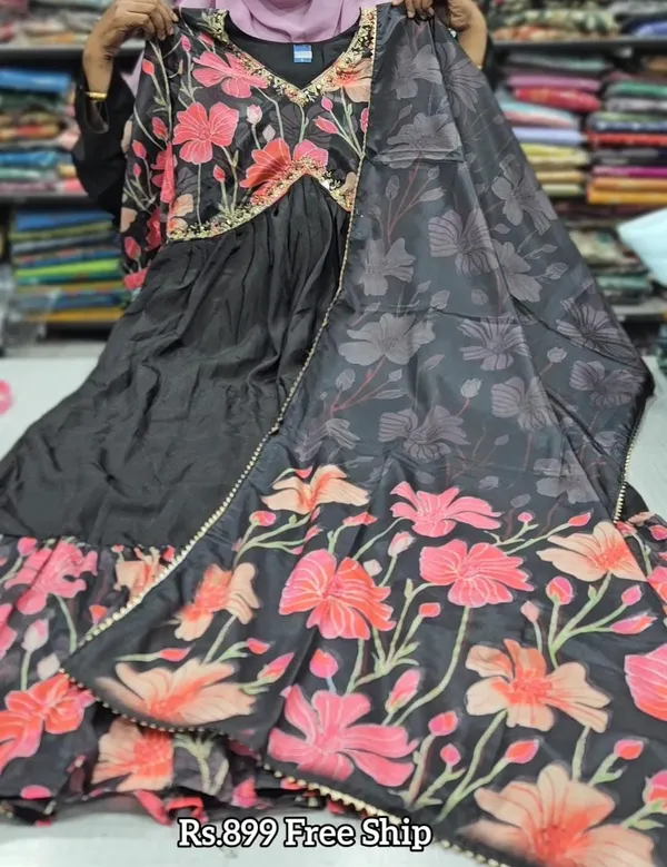Kurti with Shawl | KS712
