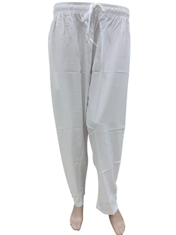 Rayon Straight Pant with Side Pocket & Drawstring | ST01