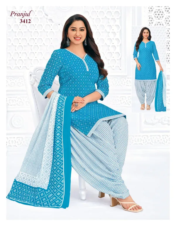 Pranjul Salwar With Patiyala Pant | SP3412