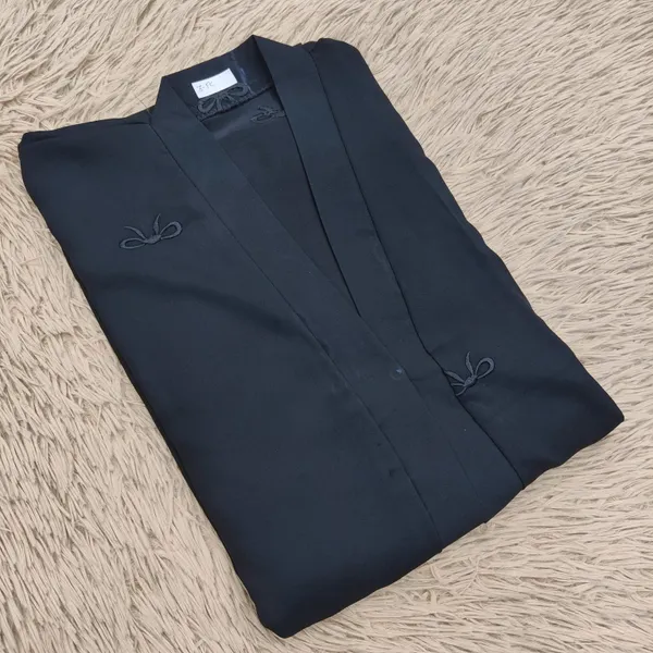 Burka with Designer Sleeves – Stylish Sleeve Pattern | BK146