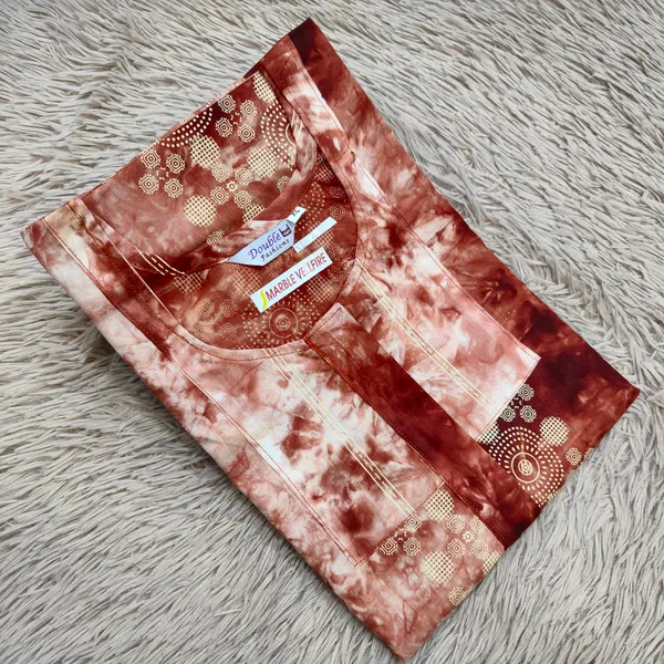 Marble Vellfire Nighty | NT2137