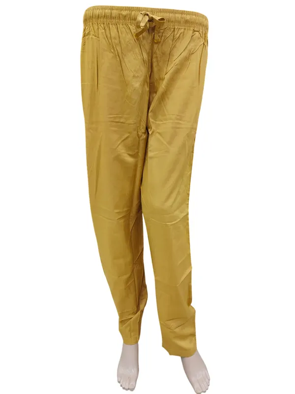 Rayon Straight Pant with Side Pocket & Drawstring | ST19