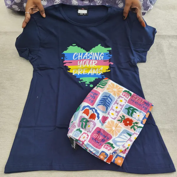 Premium Cotton Night Suit | NS417