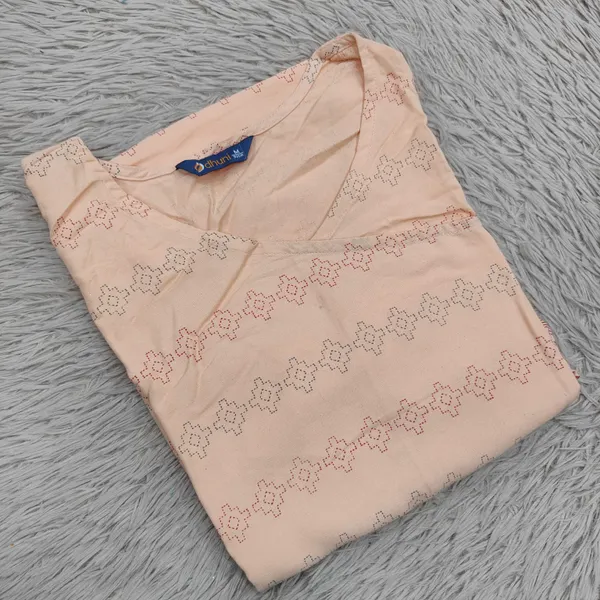 Rayon/ Cotton Stright Kurti with Side Cut | SD123