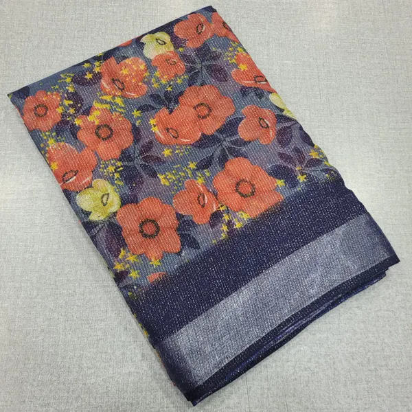 Shimmer Cotton Saree with Contrast Blouse | SR164