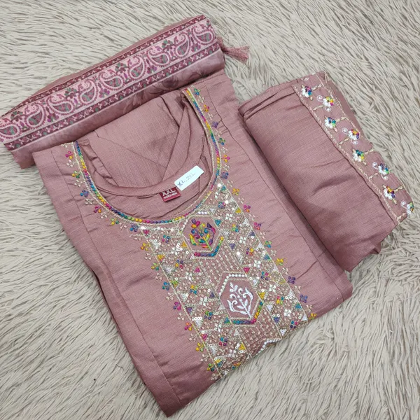 Vatican Silk Top Bottom Dupatta set Collection  | TS2313