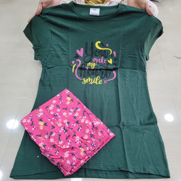 Premium Cotton Night Suit | NS313