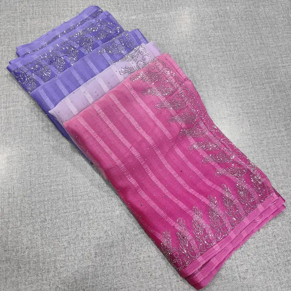 Popcorn Stone Work Sarees | SR31