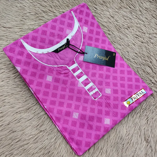 Pranjul Pure Cotton Straight Kurti | PK419