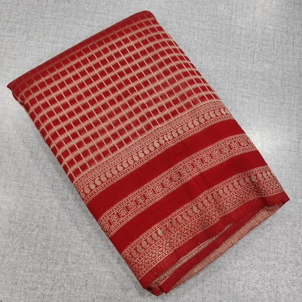 Most elegant festive style Golden Banarasi Silk Saree | SR93