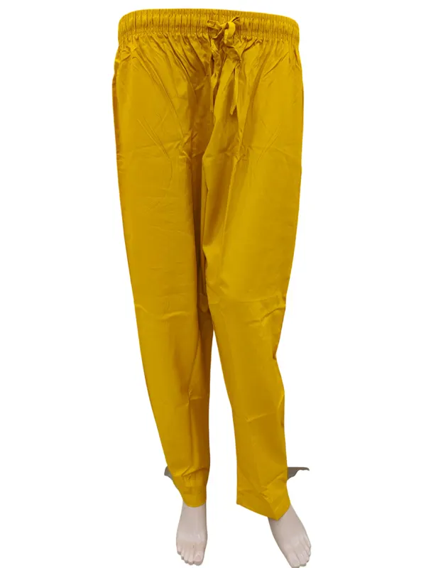 Rayon Straight Pant with Side Pocket & Drawstring | ST06