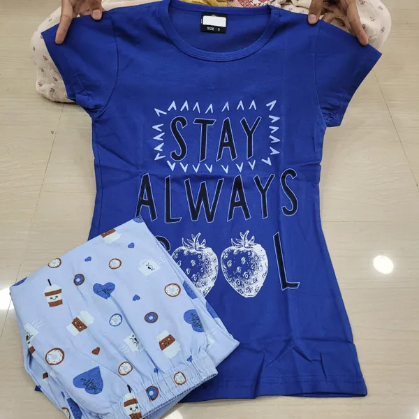 Premium Cotton Night Suit | NS335