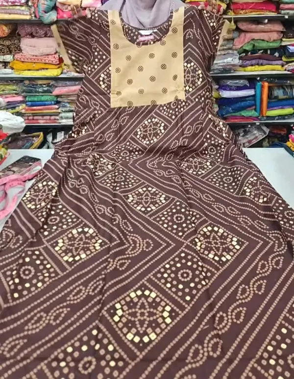 Premium Pure Cotton Feeding Frock Maxi | FN46