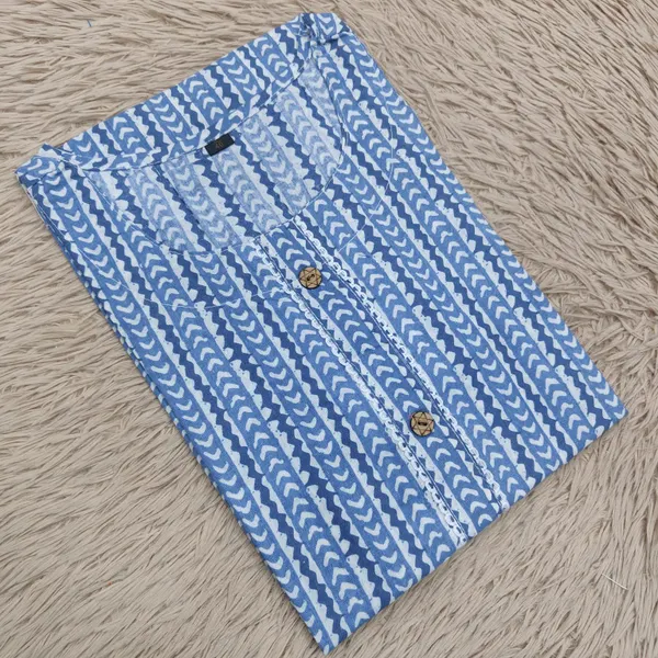 Rayon/ Cotton Stright Kurti with Side Cut | SD132