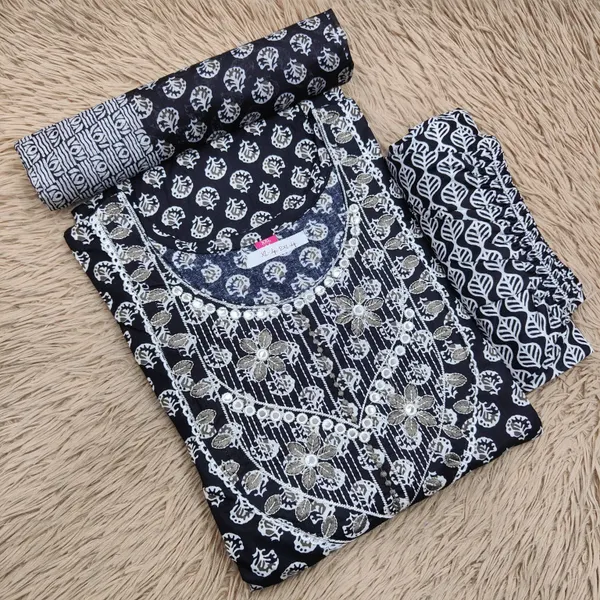 Anarkali Top Bottom Dupatta Set | TS3060