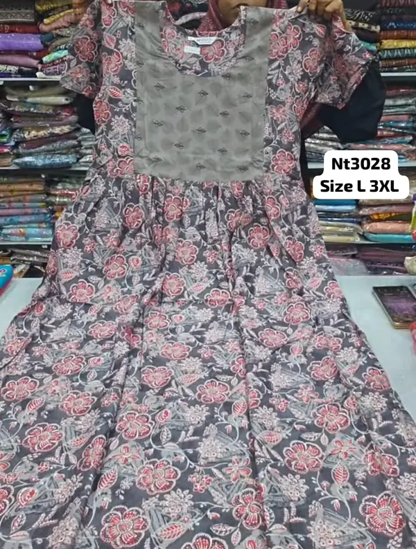 Premium Frock Style Nighty | NT3028