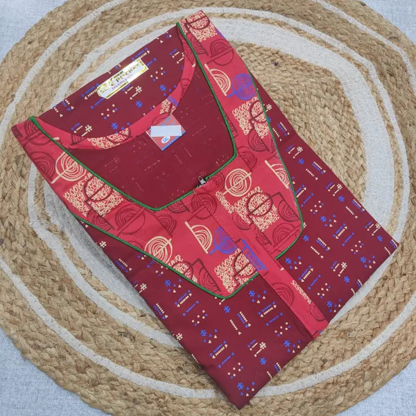 Premium Cotton 60 Inch Length Nighty | NT3933