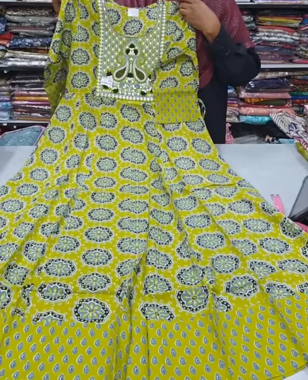 Heavy Rayon Anarkali Kurti | AK1682