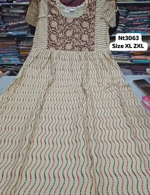 Premium Frock Style Nighty | NT3063