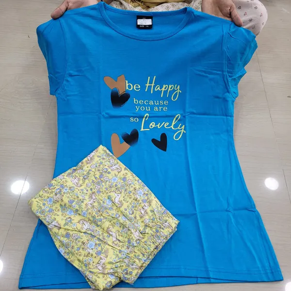 Premium Cotton Night Suit | NS317