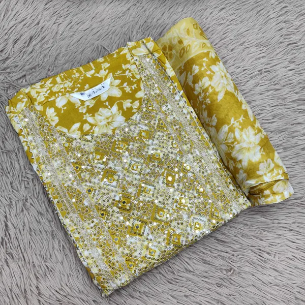 Anarkali Kurti with Dupatta Set | KS1159