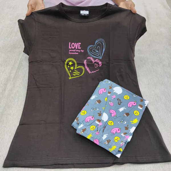 Premium Cotton Night Suit | NS400