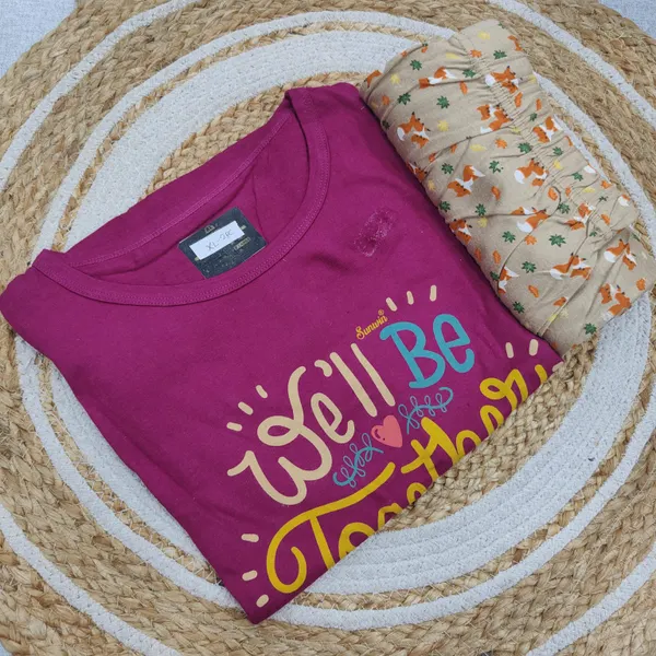 Premium Cotton Night Suit | NS474