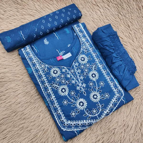 Anarkali Top Bottom Dupatta Set | TS3050