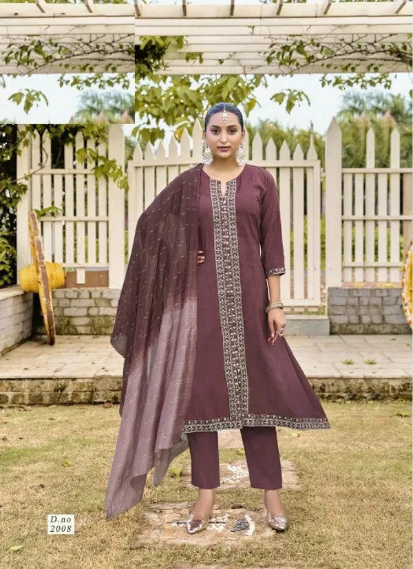 Premium Roman Cotton Silk Suit Set | TS2169