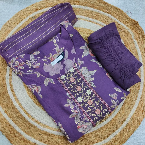 Premium Vatican Umbrella Top Bottom Dupatta | TS3670
