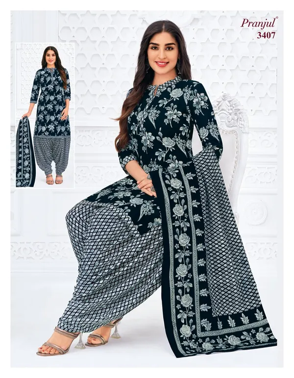 Pranjul Salwar With Patiyala Pant | SP3407