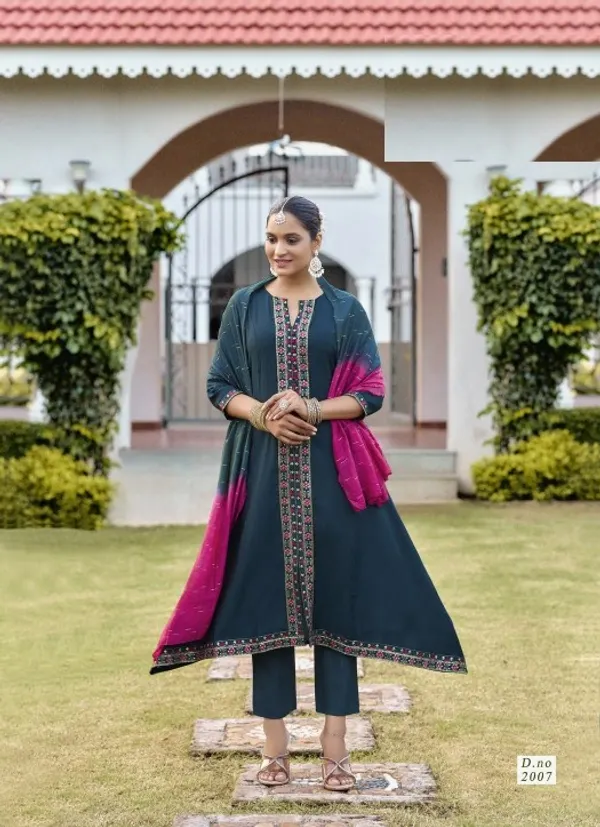 Premium Roman Cotton Silk Suit Set | TS2168