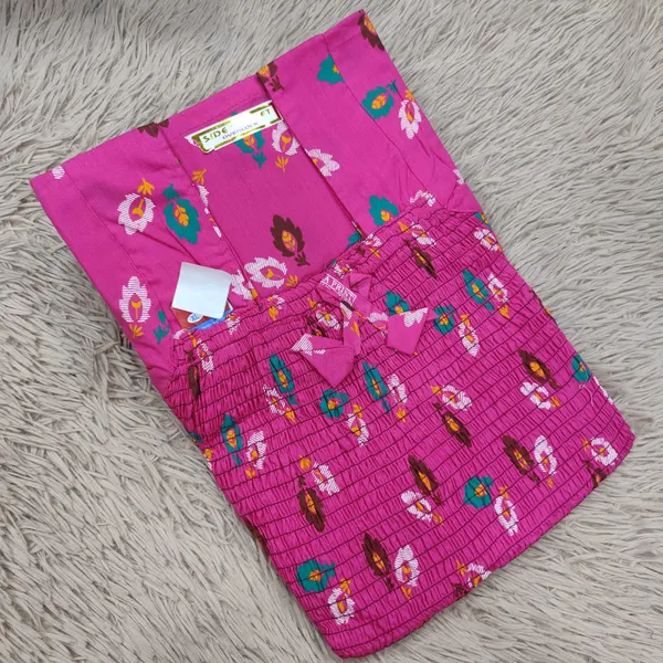 Pure Rajwadi Cotton Smokey Nighty | NT2968
