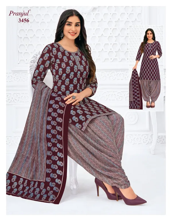 Pranjul Salwar With Patiyala Pant | SP3456