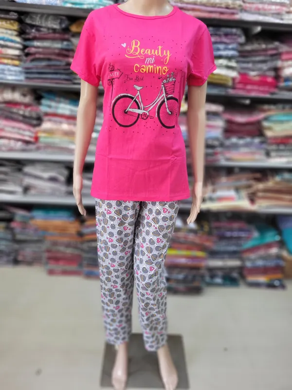 Premium Cotton Night Suit | NS186