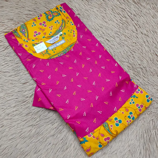 Full Hand Premium Frock Style Nighty } NT3097