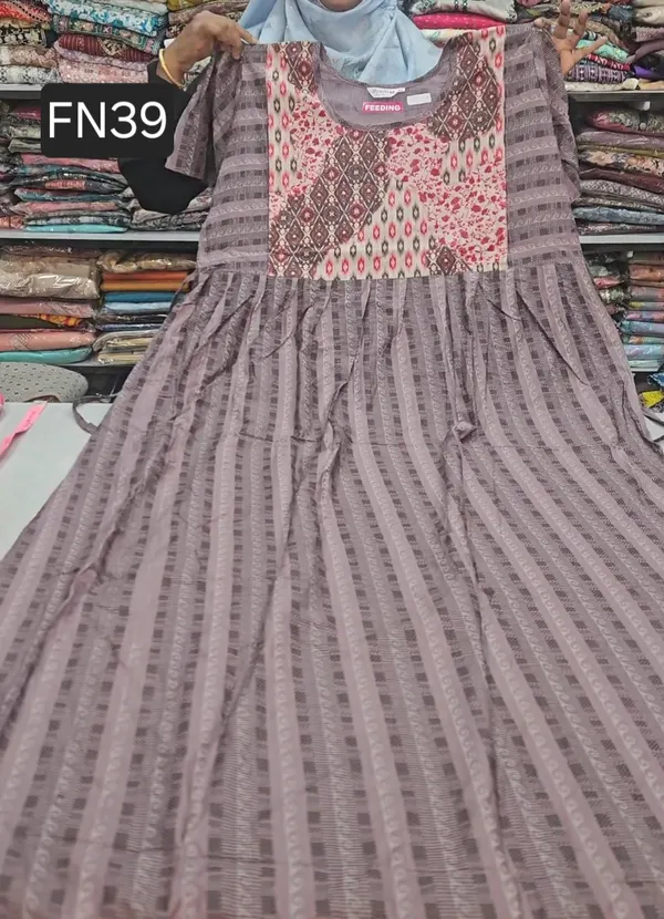 Feeding Frock Nighty / Maxi Gown | FN39