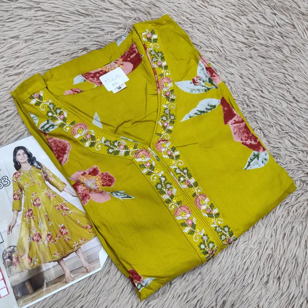 Premium Rayon Anarkali Long Top | AK1366