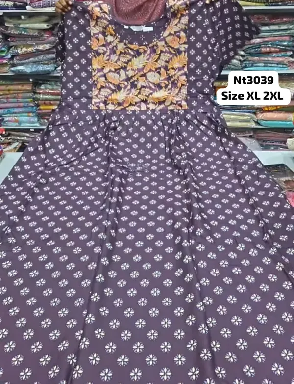 Premium Frock Style Nighty | NT3039