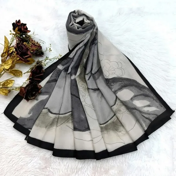 Premium Malaysian Hijabs Pure Viscose Big Size | HJ314
