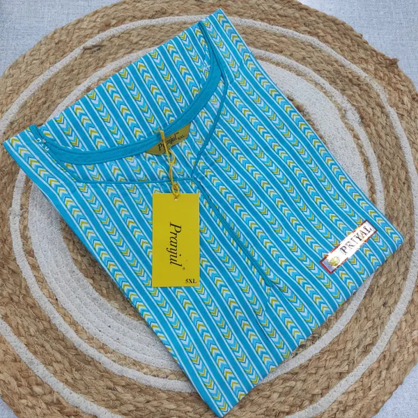 Pranjul Pure Cotton Straight Kurti | PK599