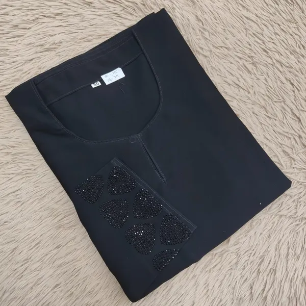 Premium Almas Fabric Burkha | BK60
