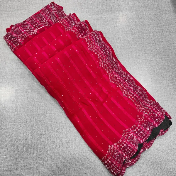 Popcorn Stone Work Sarees | SR42