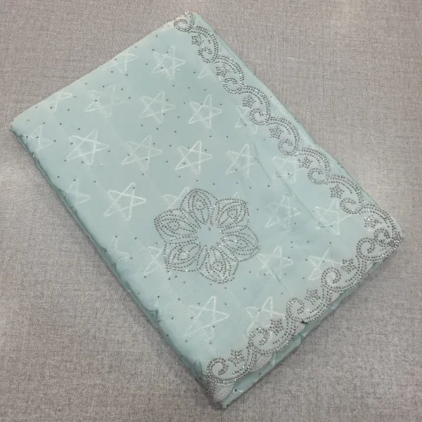 Heavy silk self embossed Saree with Running blouse | SR175