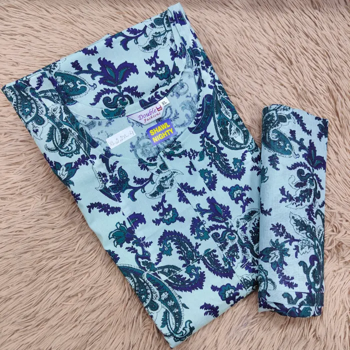 Shawl Nighty Premium Cotton | NT2500