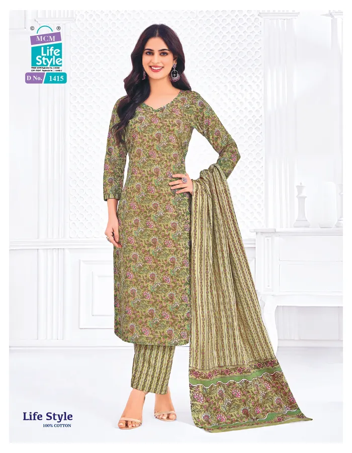 Heavy Premium Cotton Kurti Set with Dupatta | SW156