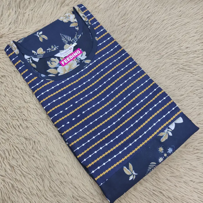Premium Pure Cotton Feeding Frock Maxi | FN51