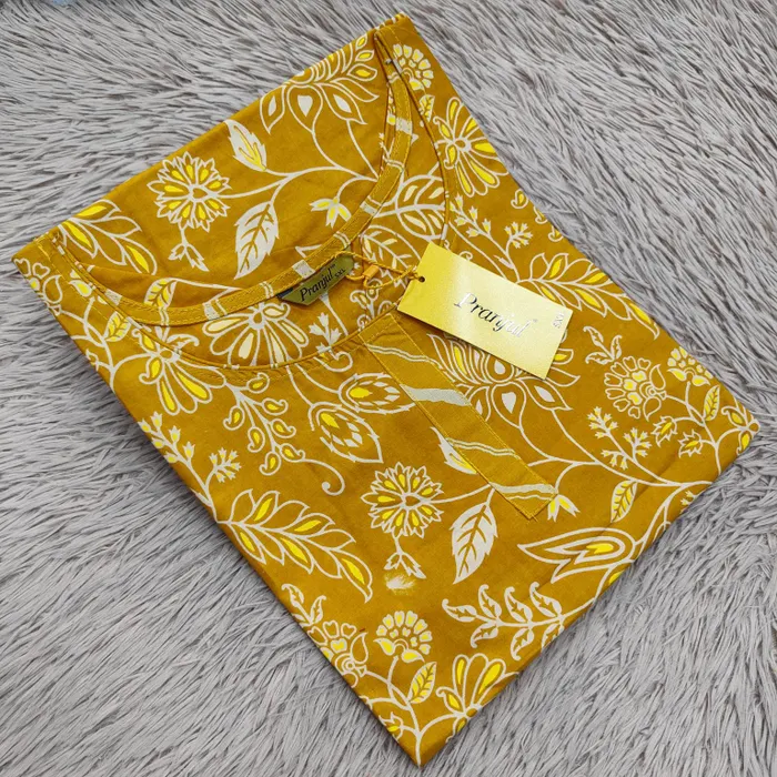 Pranjul Pure Cotton Straight Kurti | PK387