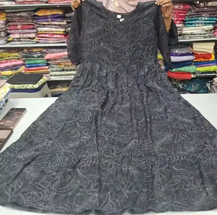 Heavy Rayon Long Maxi Gown | MG223