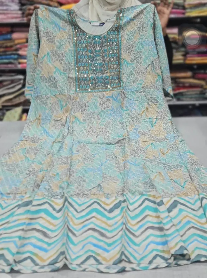 Heavy Rayon Anarkali Kurti | AK1104